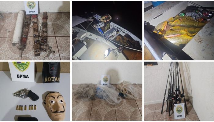 Pinhão - Operação Integrada contra pesca predatória termina com seis presos